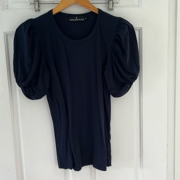 POMANDER PLACE VESTY PUFF SLEEVE TSHIRT - Picture 1 of 5